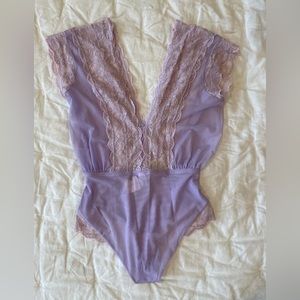 Clo Intimo Fortuna Lace Bodysuit from Anthropologie